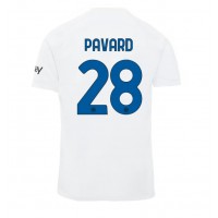 Stroje piłkarskie Inter Milan Benjamin Pavard #28 Koszulka Wyjazdowej 2023-24 Krótki Rękaw